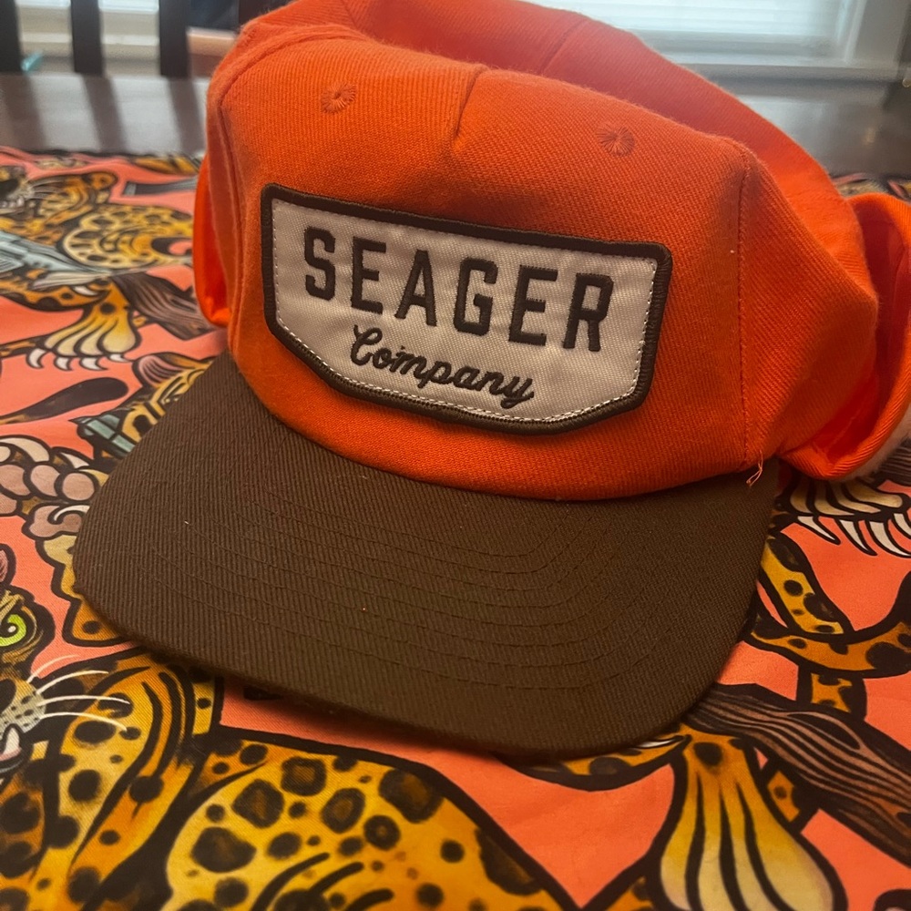 Seager Co. Orange Flapjack Hat